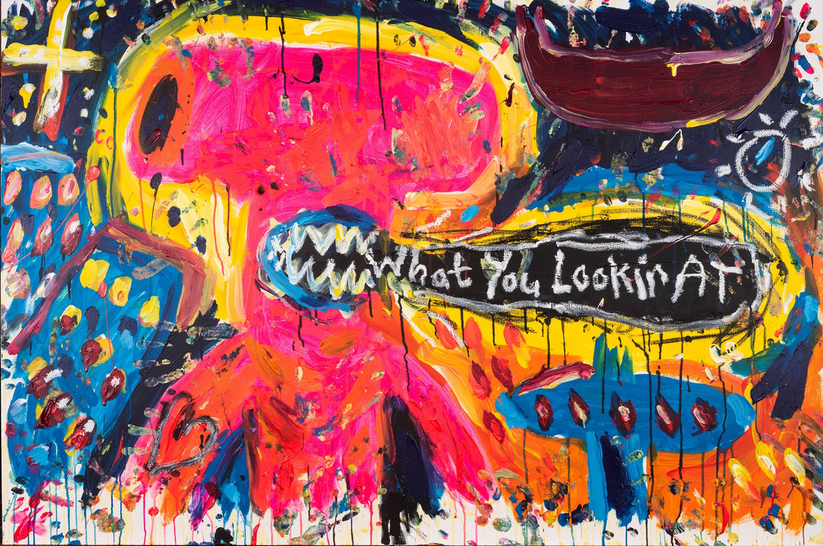 What You Lookin&#39; At? (Canvas) - Jeremy Cunningham Art